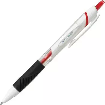 Шариковая ручка Mitsubishi Pencil Jet Stream 10 шт. Красная, легко пишет, на масляной основе 0,5 SXN15005.15