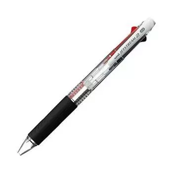 Шариковая ручка Mitsubishi Pencil Jet Stream цветная 1 шт. x 20 наборов 2-цветная 0,7 мм (вал прозрачный) SXE230007.T красный