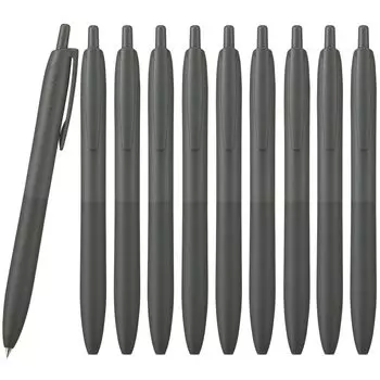 Шариковая ручка Mitsubishi Pencil Jet Stream Light Touch Ink 10 шт., черные 10 шт., на масляной основе 0,5 SXNLS05.24