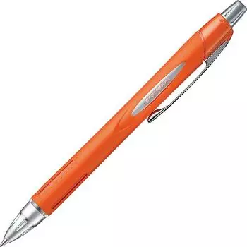 Шариковая ручка Mitsubishi Pencil на масляной основе Jet Stream Rubber 10 шт. 0,7 металлик оранжевый легко писать SXN25007M.4