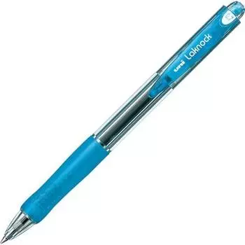 Шариковая ручка Mitsubishi Pencil на масляной основе Berry Raku Knock 0.7 SN10007T.8 Прозрачная светло-голубая 10 штук