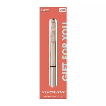 Шариковая ручка Mitsubishi Pencil на масляной основе Jet Stream Edge 0.28 Ограниченная подарочная упаковка Champagne Gold SXN1003282522