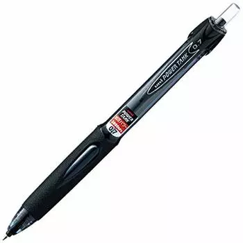 Шариковая ручка Mitsubishi Pencil Power Tank черного цвета, товар под заказ, на масляной основе, 0,7 мм SN-200PT-07 [набор из 10] SN200PT07.24
