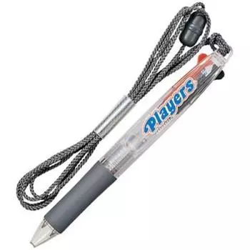 Шариковая ручка Mitsubishi Pencil с 10 прозрачными корпусами и двухцветной нитью,