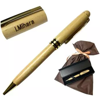 Шариковая ручка Name Natural Company Club Present Gift, Деревянный, Имя, Брак, Выход на пенсию, Праздник, Мероприятия, (кленовый)