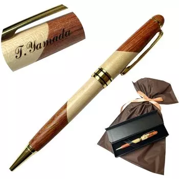 Шариковая ручка Name Natural Company Club Present Gift, Деревянный, Имя, Брак, Выход на пенсию, Праздник, Мероприятия, (Мраморный узор)