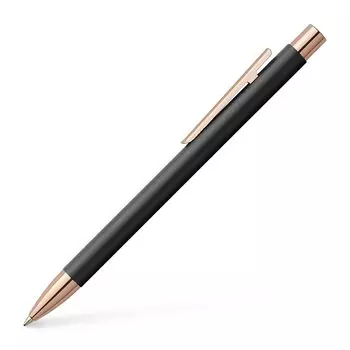 Шариковая ручка Neo Slim Black Rose Gold 343320 Обычный импортный продукт FABER-CASTELL на масляной основе и
