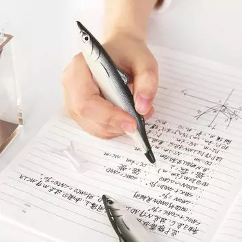 Шариковая ручка Ocean Fish 0,5 мм, милые креативные забавные канцелярские принадлежности, школьные принадлежности OneSize