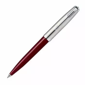 Шариковая ручка PARKER 51 бордового цвета со средним кончиком в подарочной коробке, оригинальный импортный продукт 2123500Z на масляной основе