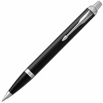 Шариковая ручка PARKER IM Black CT Medium Point в подарочной коробке с масляным пером, оригинальный импортный продукт 1975636