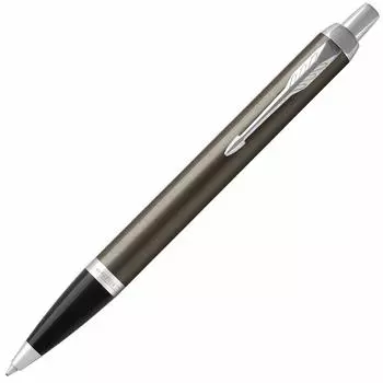 Шариковая ручка PARKER IM Dark Espresso CT Medium Point в подарочной коробке на масляной основе, оригинальный импортный продукт 1975644