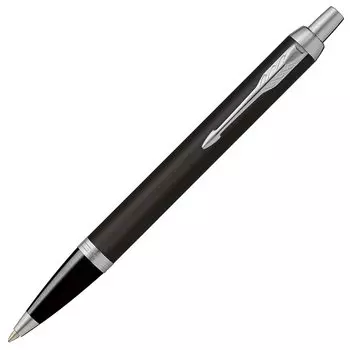 Шариковая ручка PARKER IM матово-черная CT со средним кончиком, подарочная коробка с масляным пером, оригинальный импортный продукт 2143442Z