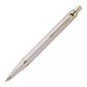 Шариковая ручка PARKER IM Monochrome Champagne CHT Medium Point Gift Box Оригинальный импортный продукт 2173273 На масляной основе