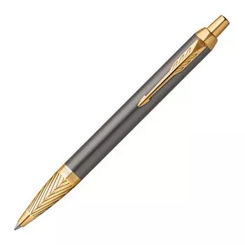 Шариковая ручка PARKER IM Premium Arrow GT со средним наконечником в подарочной коробке, подарочная, класса люкс, обычная, импортная, 2200979, на масляной основе