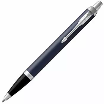 Шариковая ручка PARKER IM Royal Blue CT Medium Point в подарочной коробке. Оригинальный импортный продукт 1975640. На масляной основе.