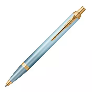 Шариковая ручка PARKER IM Writing Rituals бирюзового зеленого цвета GT со средним кончиком в подарочной коробке, подарочная, класса люкс, обычная, импортная, 2203912 на масляной основе