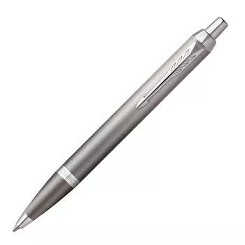 Шариковая ручка PARKER IM Writing Rituals Gray CT Medium Point Подарочная коробка Подарочный люкс Обычный импортный продукт 2203918 На масляной основе