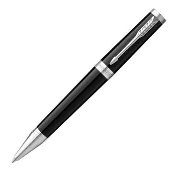 Шариковая ручка PARKER Ingenuity Black CT Medium Point в подарочной коробке с масляным стержнем, оригинальный импортный продукт 2182596