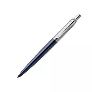Шариковая ручка PARKER Jotter Blue CT Medium Point в подарочной коробке. Оригинальный импортный продукт 1953347. На масляной основе.