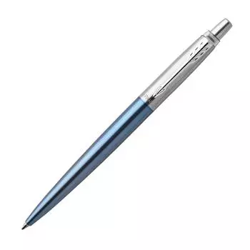 Шариковая ручка PARKER Jotter Water Blue CT Medium Point в подарочной коробке. Оригинальный импортный продукт 1953411. На масляной основе.