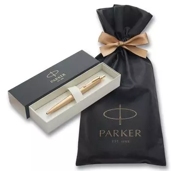 Шариковая ручка PARKER Jotter XL Gold GT со средним кончиком, упаковочная сумка с логотипом бренда, подарочная коробка, официальный импортный продукт класса люкс 2122658ZV3