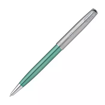 Шариковая ручка PARKER Sonnet Essential Green Sandblast CT со средним кончиком, на масляной основе, подарочная коробка, оригинальный импортный продукт 2169384 и