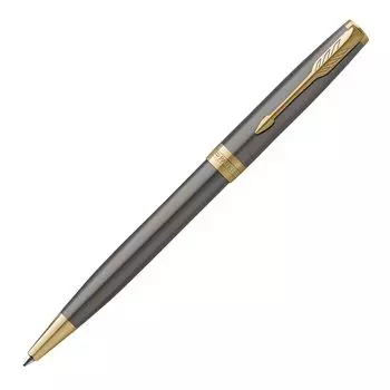 Шариковая ручка PARKER Sonnet Gray GT со средним наконечником в подарочной коробке, подарочный подарок, роскошь, обычный импортный продукт 2213782 на масляной основе
