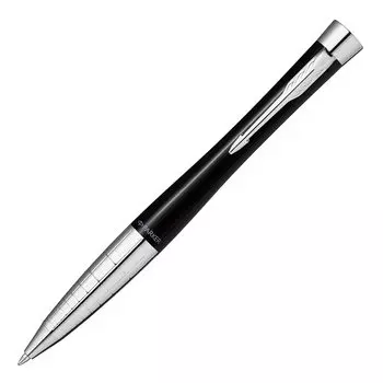 Шариковая ручка PARKER Urban Premium Rack Black Shizure CT со средним стержнем в подарочной коробке. Оригинальный импортный продукт 2194678. На масляной основе.