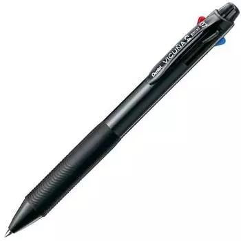 Шариковая ручка Pentel 4 цвета Vicuna 0,7 мм BXC47A черная