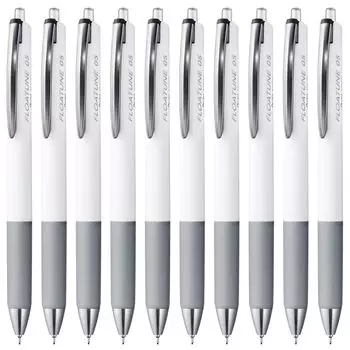 Шариковая ручка Pentel Flow Tune Black 10 шт. на масляной основе 0,5 мм BZN205-A