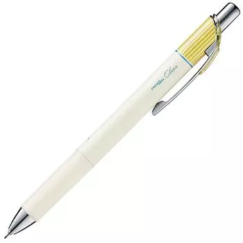 Шариковая ручка Pentel с гелевыми чернилами Energel Klena Mimosa Yellow Shaft Black 10 шт. 0,3 мм BLN73LG-A