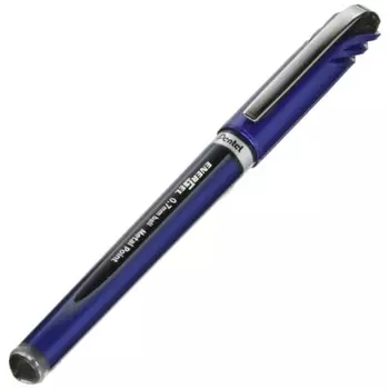 Шариковая ручка Pentel с гелевыми чернилами Energel Euro 0,7 мм, синяя, Axis BL27-A, черная