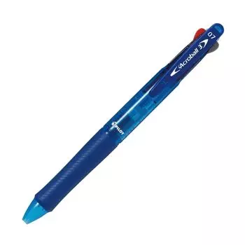 Шариковая ручка Pilot Acroball 3 Clear Blue 3-цветная 0.7