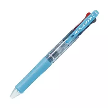 Шариковая ручка Pilot Acroball 3 Clear Soft Blue BKAB40FCSL 3-цветная 0,7