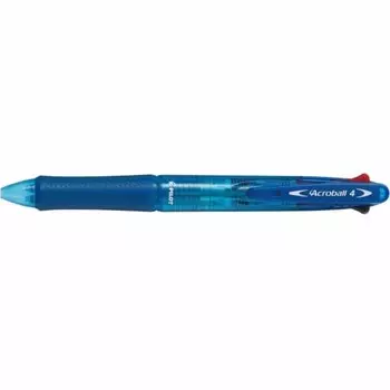 Шариковая ручка Pilot Acroball 4 4-цветная 0.7 Clear Blue BKAB45FCL
