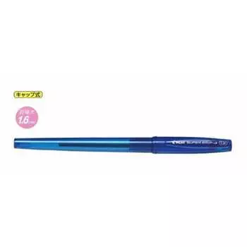 Шариковая ручка Pilot на масляной основе, Super Grip G, тип колпачка 1,6 мм, сверхтолстый, синяя ось, синий стержень, BSGC-10BB-LL, набор из 10 шт.