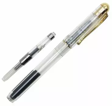 Шариковая ручка-роллер Exim Bon Roller DX Clear RB613 на водной основе чистый