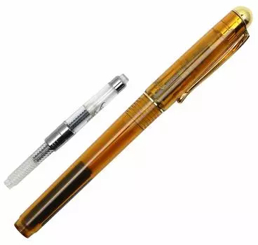 Шариковая ручка-роллер Exim Bon Roller DX Gold RB611 на водной основе золотой