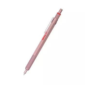 Шариковая ручка rOtring 600 розовое золото средний кончик масляная основа подарочная коробка подлинный импортный продукт 2183912 розового золота