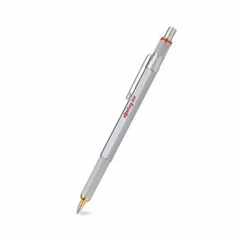 Шариковая ручка rOtring на масляной основе 800 Silver 2032580 Подлинный импортный продукт серебряный