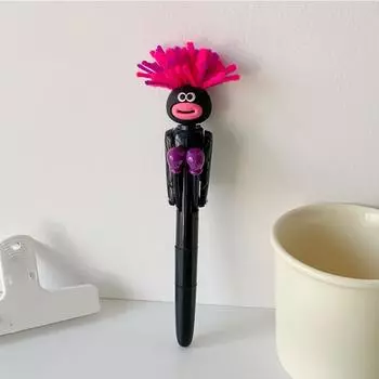 Шариковая ручка, ручка для плавного письма, интерактивная боксерская ручка, ручка для плавного письма, забавная ручка для снятия стресса, подходит для домашнего обучения, 1 мл One Size чёрный