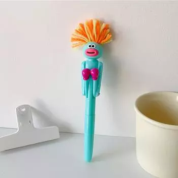 Шариковая ручка, ручка для плавного письма, интерактивная боксерская ручка, ручка для плавного письма, забавная ручка для снятия стресса, подходит для домашнего обучения, 1 мл One Size синий