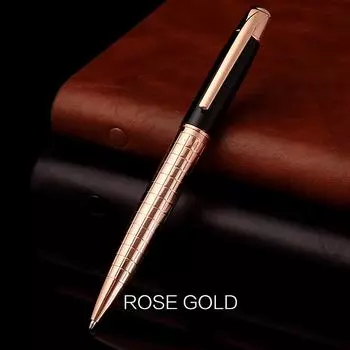 Шариковая ручка с выдвижной ручкой Twist Metal с черными чернилами и средним кончиком 1,0 мм