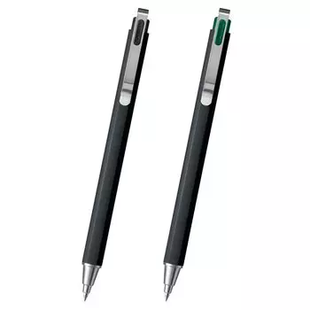 Шариковая ручка Sakura Crepas Gel Ink Ball Sign iD Plus 2 цвета, набор Pure Black Forest Black 0,5 мм GBR355-2B