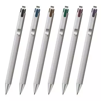 Шариковая ручка Sakura Crepas Gel Ink Ball Sign iD 6 цветов, набор 0,4 мм GBR204-6