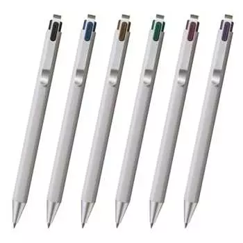 Шариковая ручка Sakura Crepas Gel Ink Ball Sign iD 6 цветов, набор 0,4 мм GBR204-6