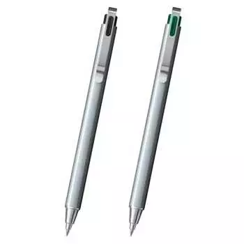 Шариковая ручка Sakura Crepas Gel Ink Ball Sign iD Plus 2 цвета, набор 0,4 мм, чистый черный лес GBR354-2B