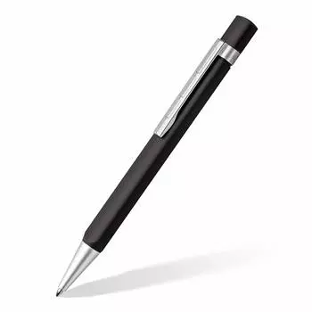 Шариковая ручка STAEDTLER TRX B, жирный стержень с треугольным стержнем, в комплекте черный масляный футляр 440TRX9B-9 чёрный