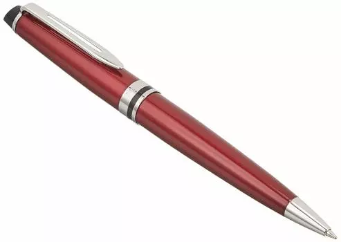 Шариковая ручка Waterman Expert Essential Dark Red CT Fine Point в подарочной коробке. Оригинальный импортный продукт 2093764. На масляной основе.