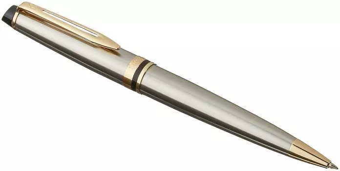 Шариковая ручка Waterman Expert Essential Metallic GT S0951990 Оригинальный импортный продукт На масляной основе